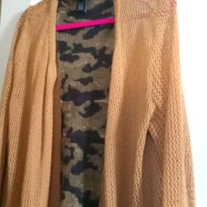 Chic mesh knit Duster